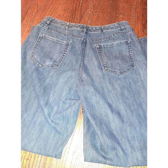 Size 12 Cold Water Creek High Waist Blue Denim Blue Jeans Waist Altered Waist 30 - Picture 6 of 6